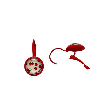 earrings steel red jerries2
